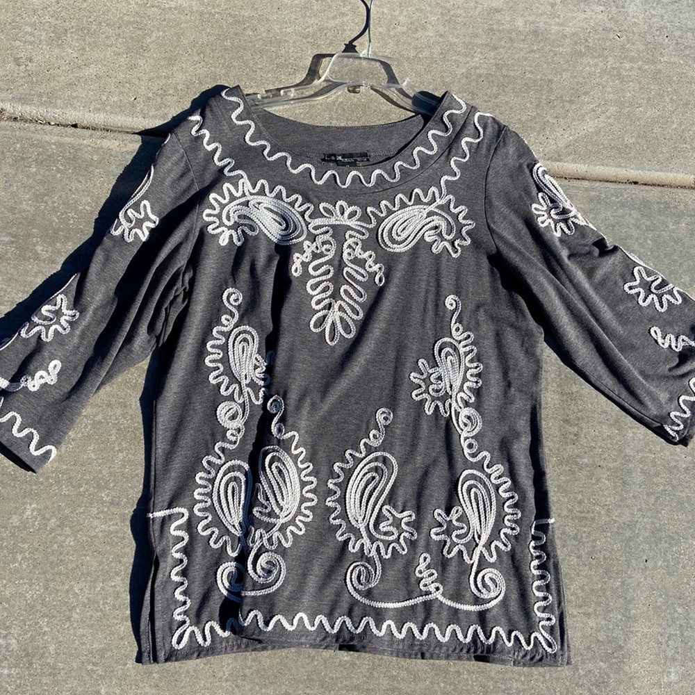 Comfy and classy embroidered top